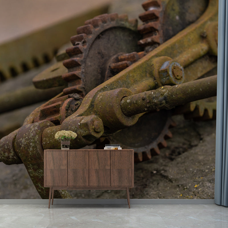 Mental Wall Mural Water Resistant Wall Covering for Sitting Room, Custom Size Available