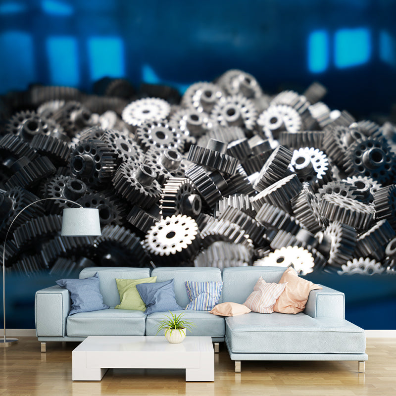 Mental Wall Mural Water Resistant Wall Covering for Sitting Room, Custom Size Available