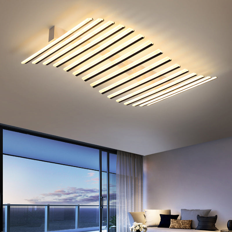 Éclairage encastré linéaire Plafonniers encastrés Lustre moderne encastré