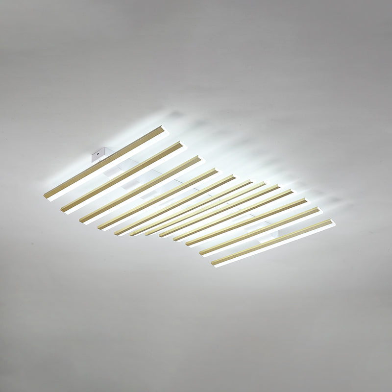 Éclairage encastré linéaire Plafonniers encastrés Lustre moderne encastré