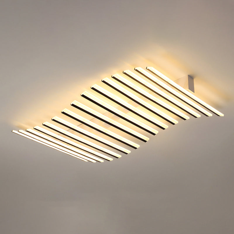 Éclairage encastré linéaire Plafonniers encastrés Lustre moderne encastré