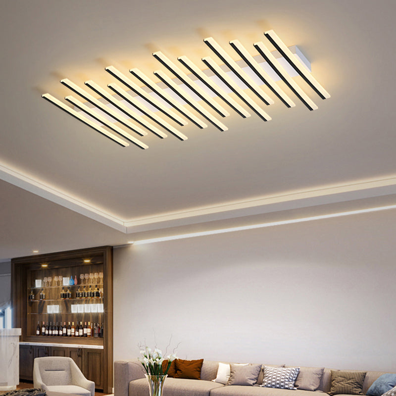 Éclairage encastré linéaire Plafonniers encastrés Lustre moderne encastré