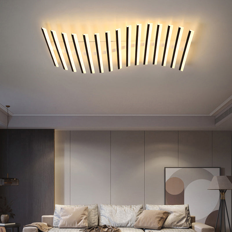 Éclairage encastré linéaire Plafonniers encastrés Lustre moderne encastré