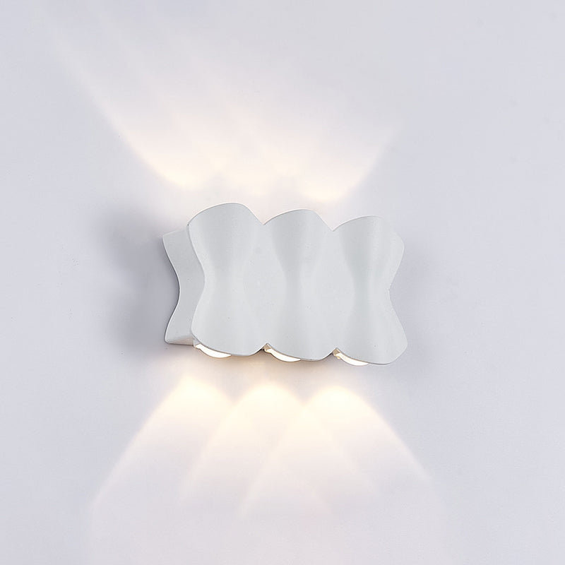 Golven multi lights wand gemonteerd licht aluminium moderne stijl led wand sconce