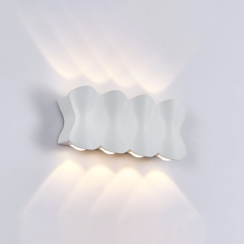 Golven multi lights wand gemonteerd licht aluminium moderne stijl led wand sconce