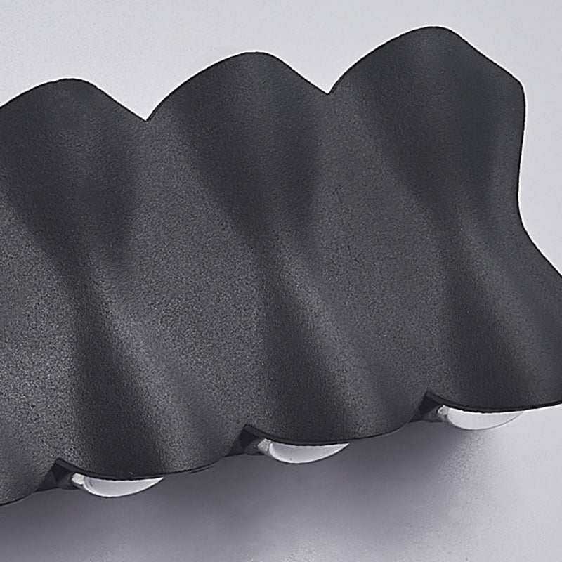 Golven multi lights wand gemonteerd licht aluminium moderne stijl led wand sconce