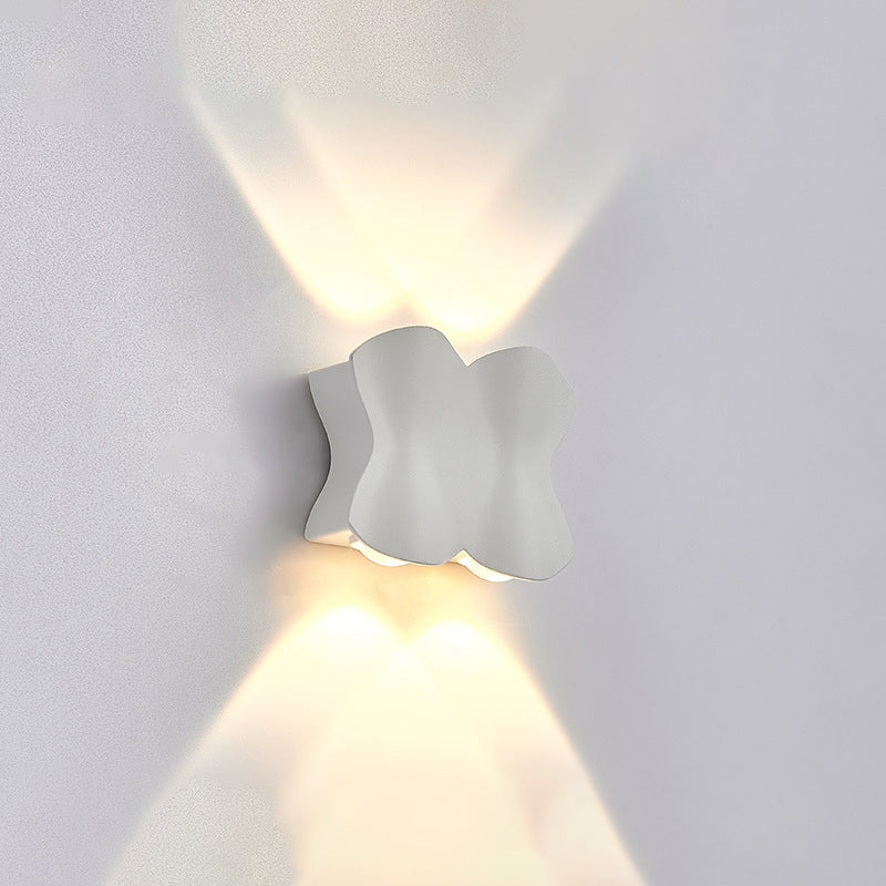 Golven multi lights wand gemonteerd licht aluminium moderne stijl led wand sconce