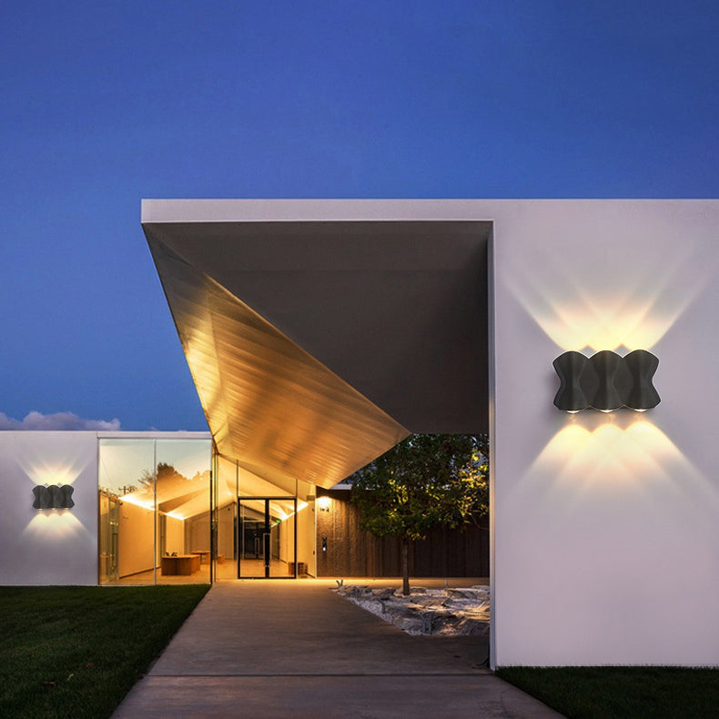 Golven multi lights wand gemonteerd licht aluminium moderne stijl led wand sconce