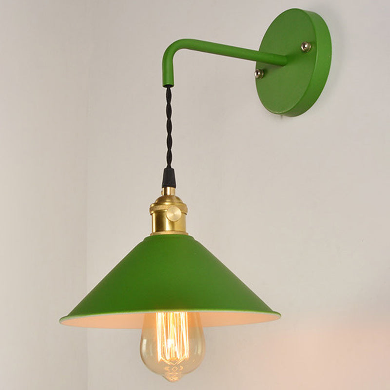 1 Light Tapered Wall Sconce Lights Modern Wall Lamp Metal Sconce Lights