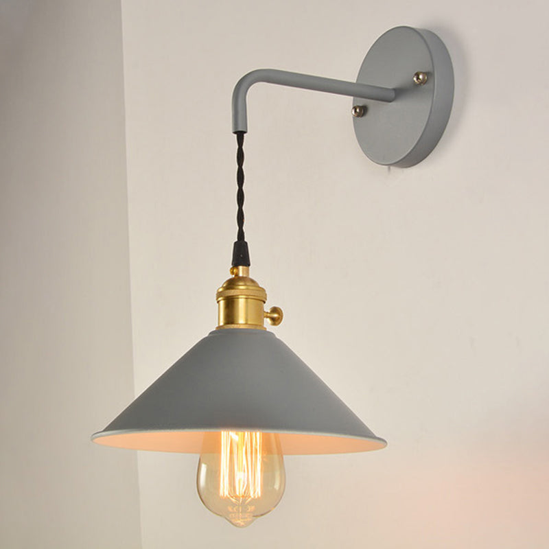 1 Light Tapered Wall Sconce Lights Modern Wall Lamp Metal Sconce Lights