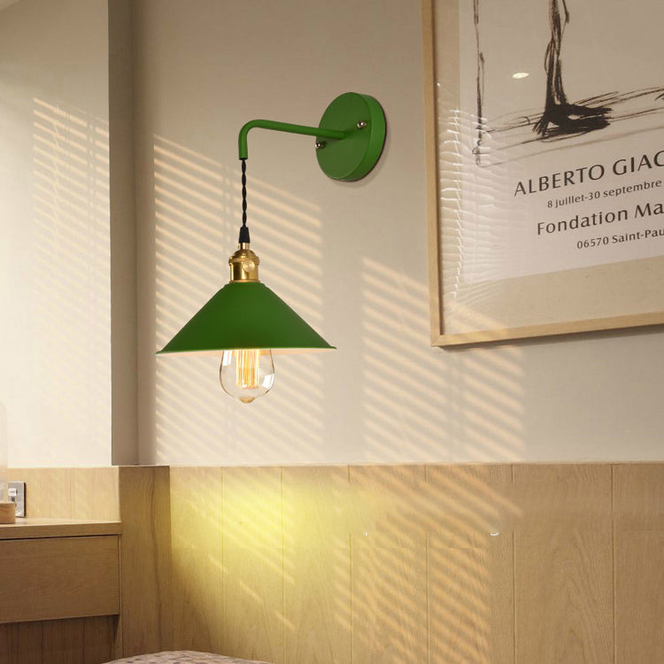 1 Light Tapered Wall Sconce Lights Modern Wall Lamp Metal Sconce Lights