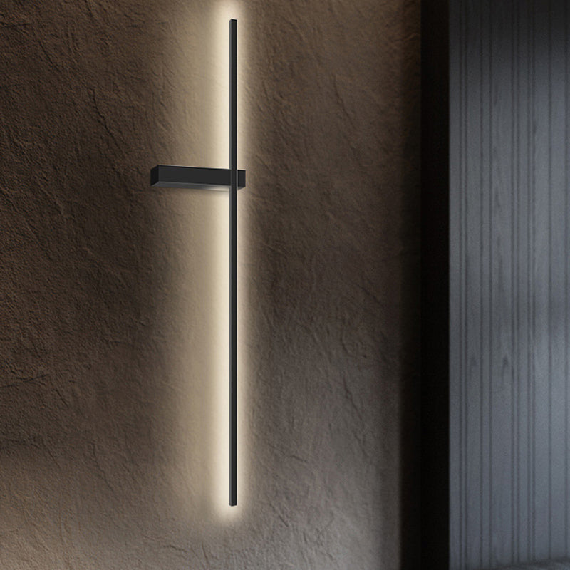 Modern Wall Lights Linear Wall Sconce Lighting Metal 1 Light Sconce Light Fixture