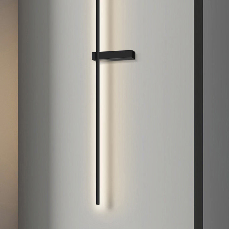 Modern Wall Lights Linear Wall Sconce Lighting Metal 1 Light Sconce Light Fixture