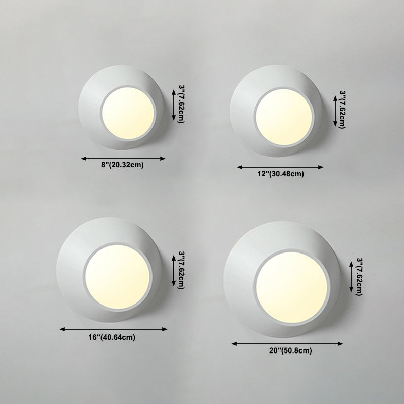 Plafonnier LED géométrique concis moderne en fer laqué avec abat-jour en acrylique