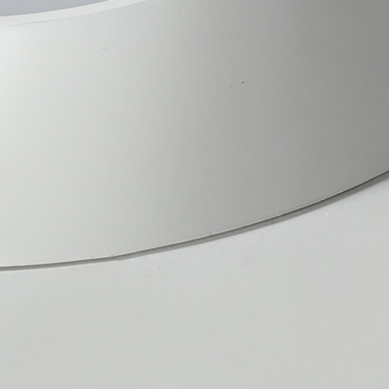 Plafonnier LED géométrique concis moderne en fer laqué avec abat-jour en acrylique