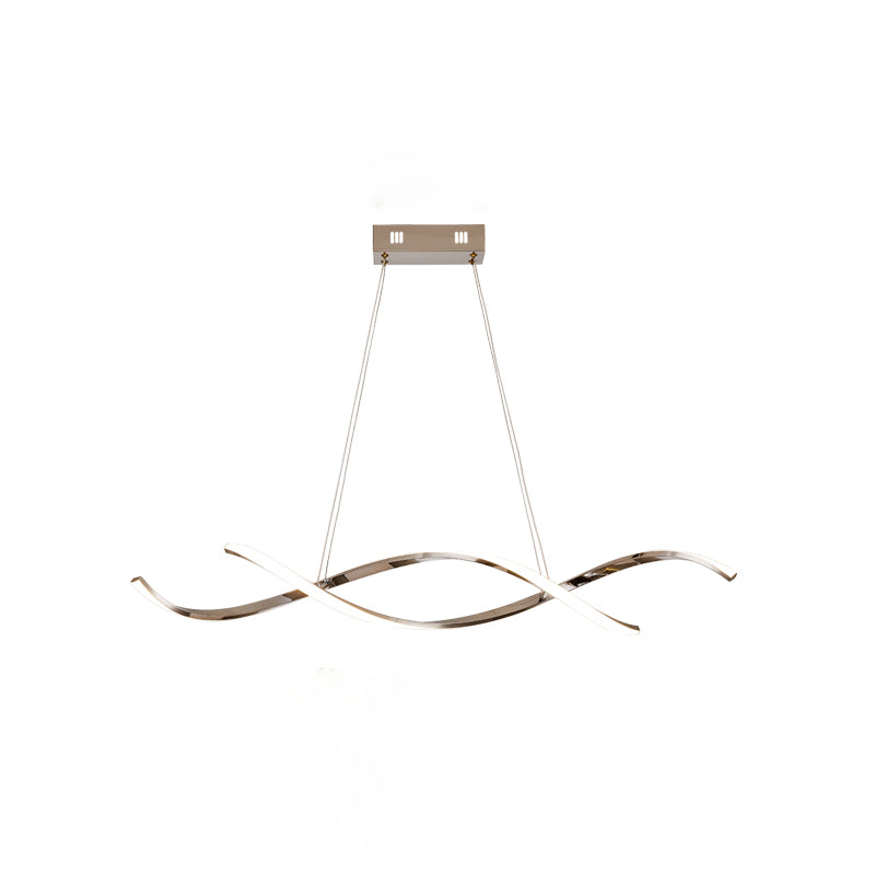 Simple Modern Light Luxury Style LED Hanging Island Pendant Light for Dining Room