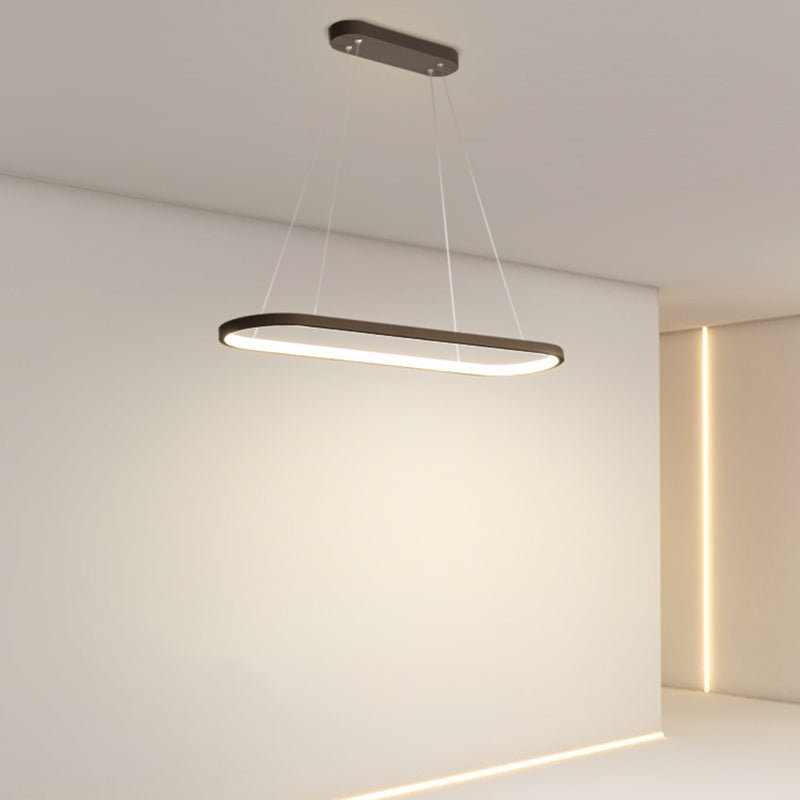 Araña de araña geométrica moderna lámpara de araña de metal de araña de metal