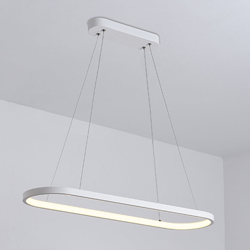 Araña de araña geométrica moderna lámpara de araña de metal de araña de metal