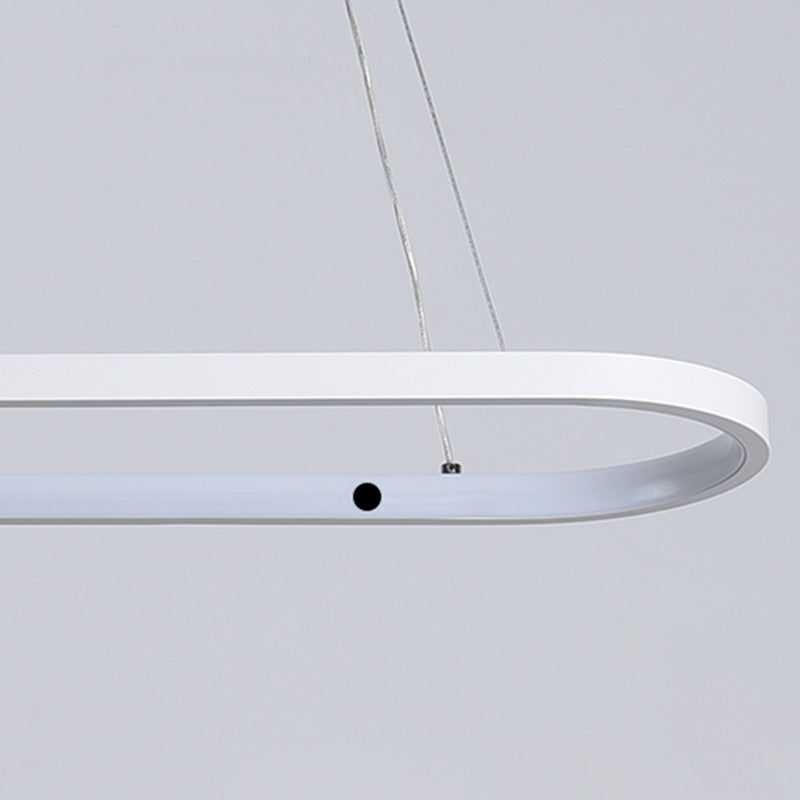 Araña de araña geométrica moderna lámpara de araña de metal de araña de metal