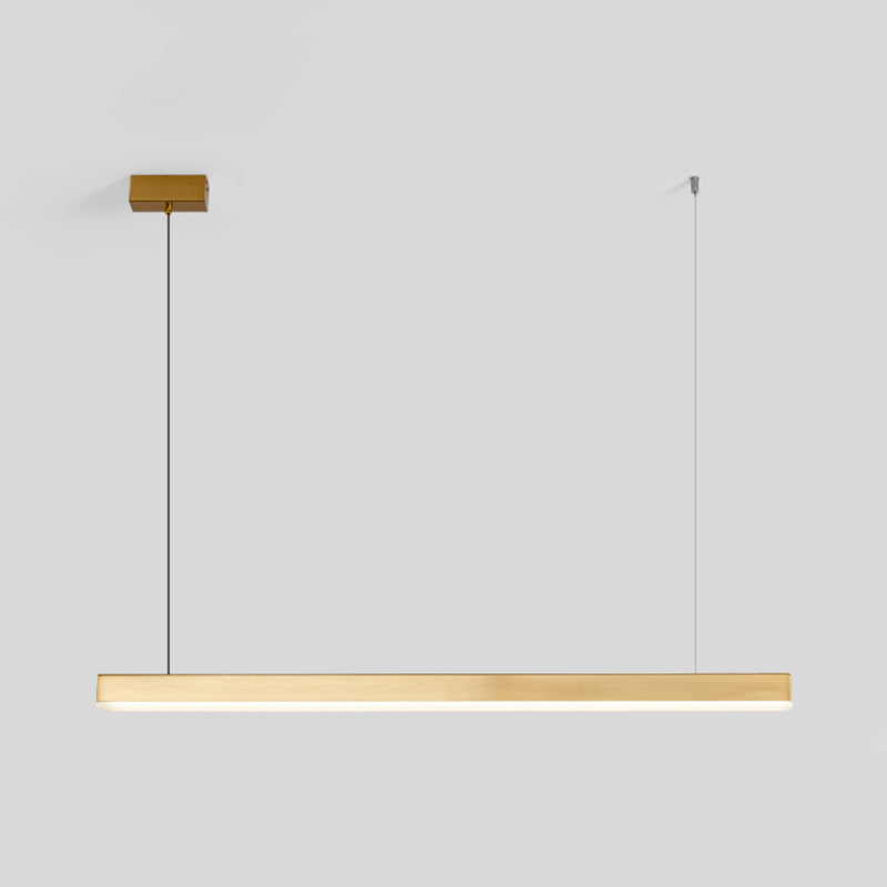 Simple Modern Style LED Hanging Island Pendant Light for Dining Room Office