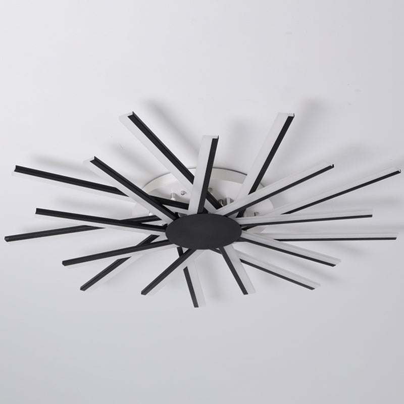 Moderna lámpara de techo empotrada, iluminación lineal empotrada, accesorios de iluminación empotrables