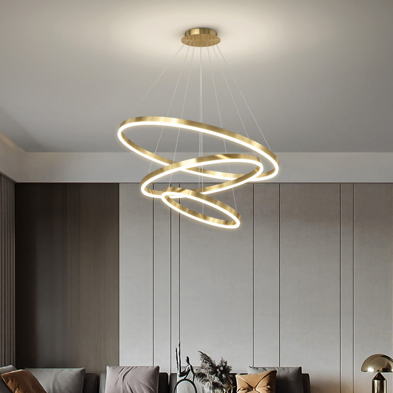 Luz de lujo Luz de lámpara LED de estilo moderno simple para el comedor