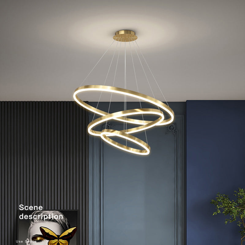 Luz de lujo Luz de lámpara LED de estilo moderno simple para el comedor