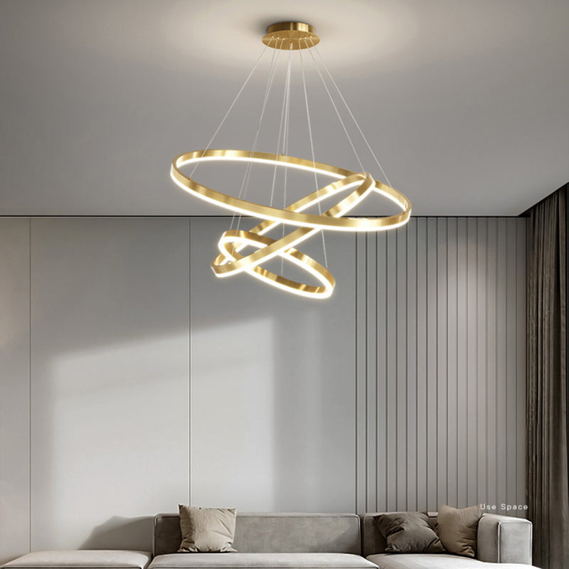 Luz de lujo Luz de lámpara LED de estilo moderno simple para el comedor