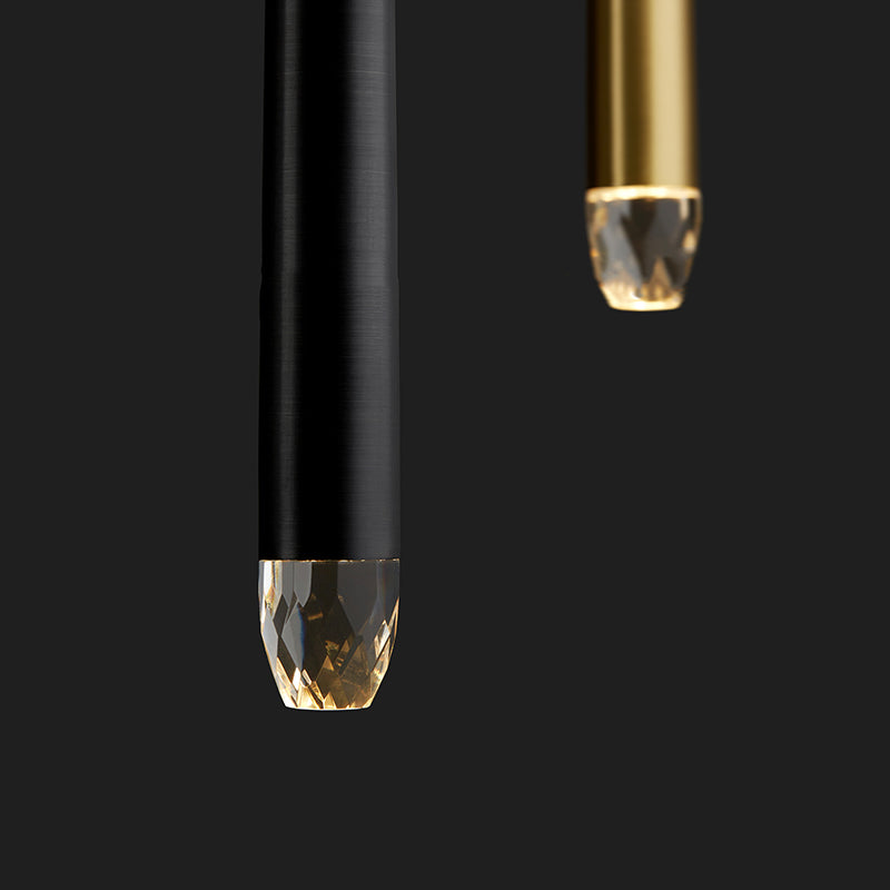 Linearer Kronleuchterleuchter Lichter moderne Anhängerbeleuchtung für die Kücheninsel