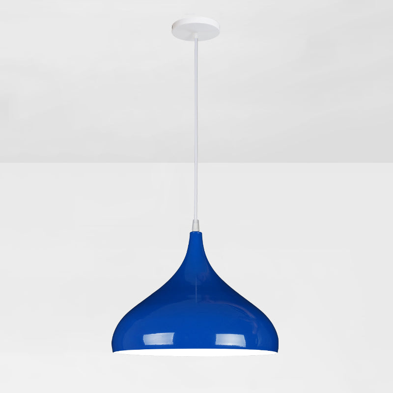 Macaron Matel Hanging Light, Nordic 1-Light Pendant Lighting for Living Room