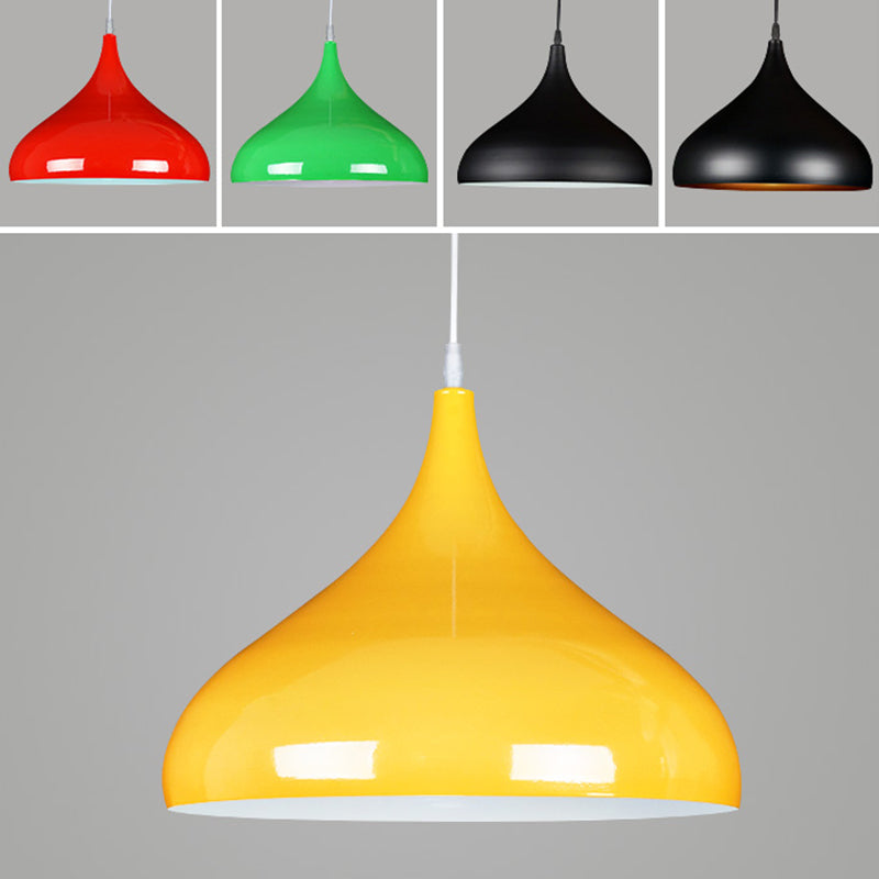 Macaron Matel Hanging Light, Nordic 1-Light Pendant Lighting for Living Room