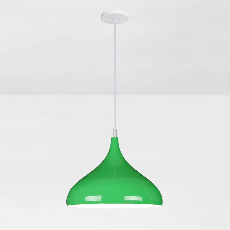 Macaron Matel Hanging Light, Nordic 1-Light Pendant Lighting for Living Room