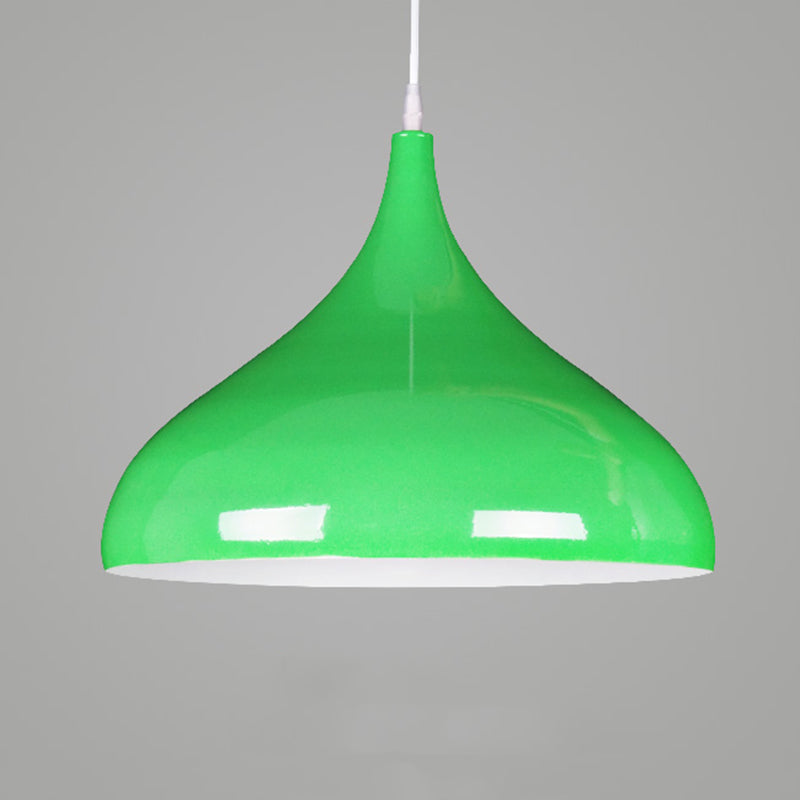 Macaron Matel Hanging Light, Nordic 1-Light Pendant Lighting for Living Room