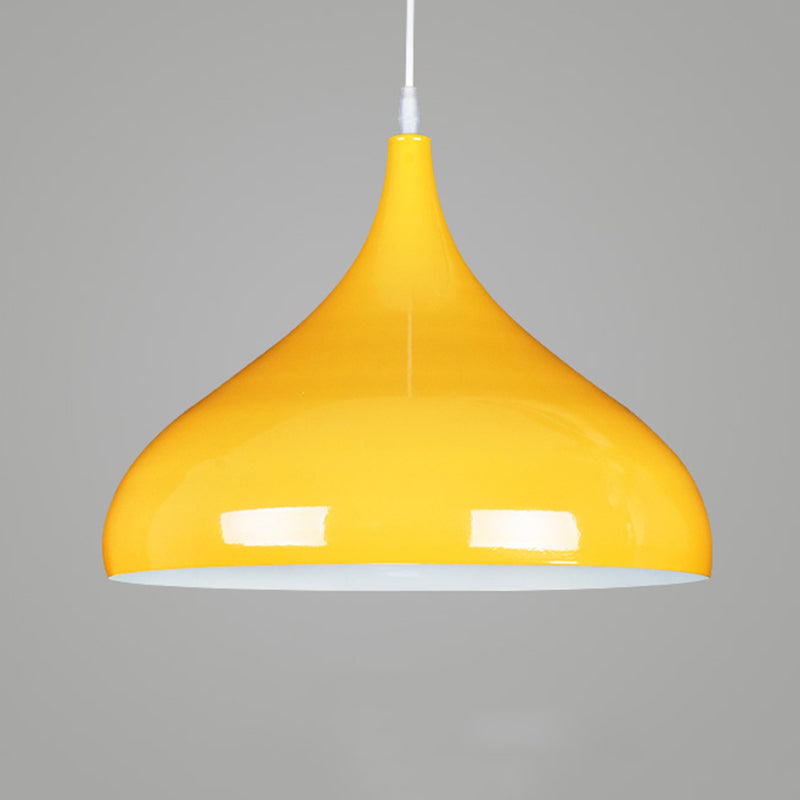 Macaron Matel Hanging Light, Nordic 1-Light Pendant Lighting for Living Room