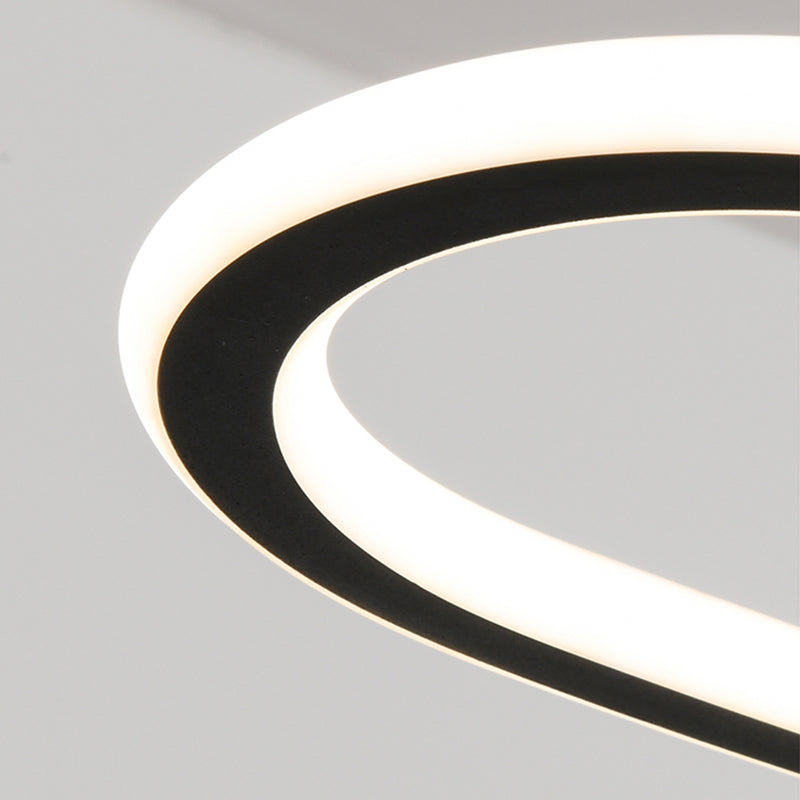 Simple Modern Nordic Style LED Hanging Island Pendant Light for Dining Room Office