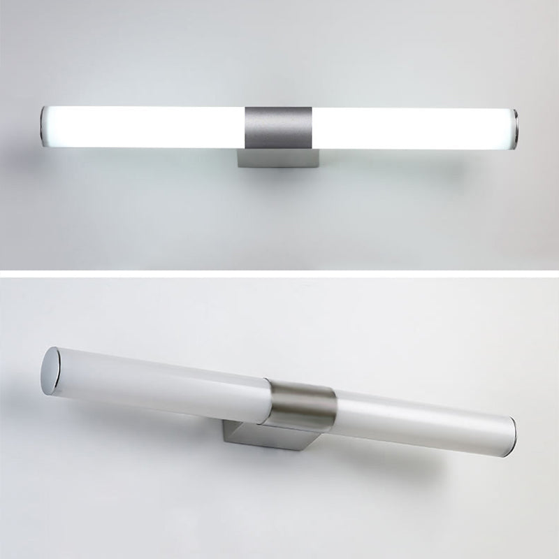 Estilo moderno Mirror de pared lineal Mirror delantero 2 luces Acrílico LED Light Strip