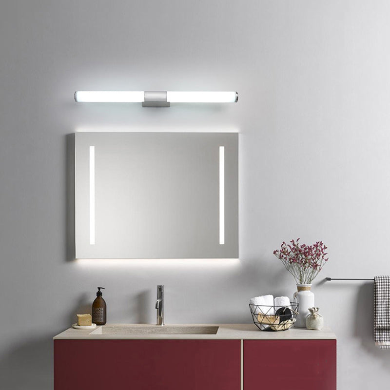 Estilo moderno Mirror de pared lineal Mirror delantero 2 luces Acrílico LED Light Strip