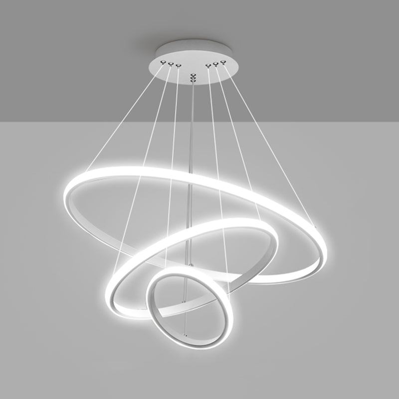 Simple Nordic Modern Caractéristique Style LED Hanging Chandelier Light for Dining Room