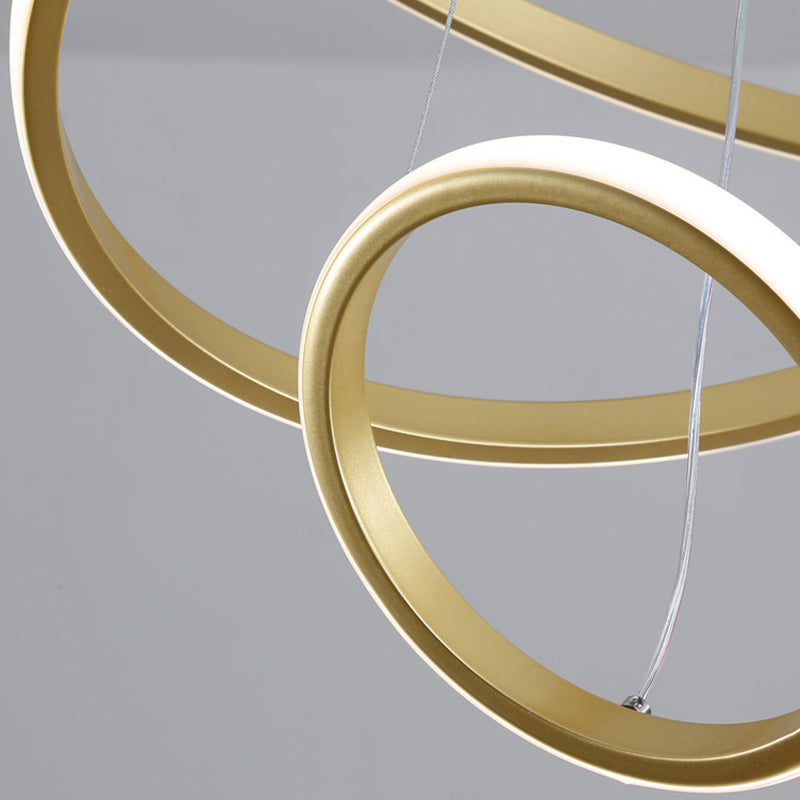 Simple Nordic Modern Caractéristique Style LED Hanging Chandelier Light for Dining Room