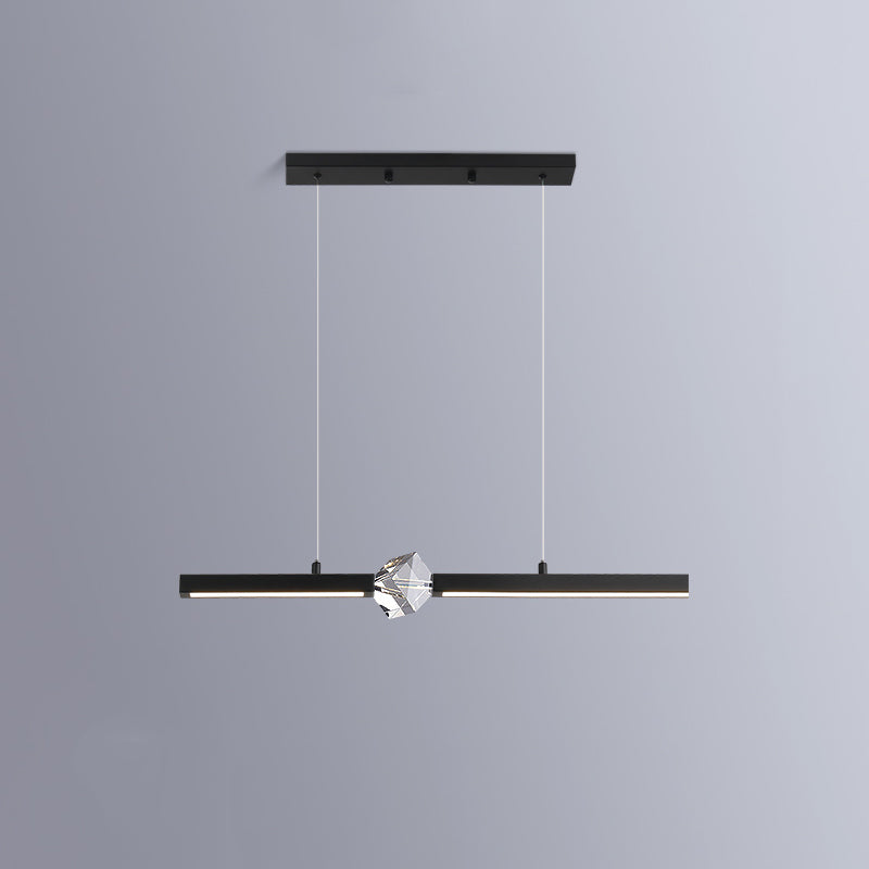 Simple Modern Light Luxury Style LED Hanging Island Pendant Light for Dining Room Office