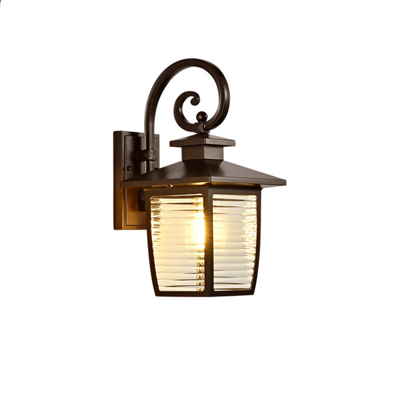 Schmiedeeiseisen Wandlampe Wandleuchte Industrie bewaffneter Außenleuchte im Freien