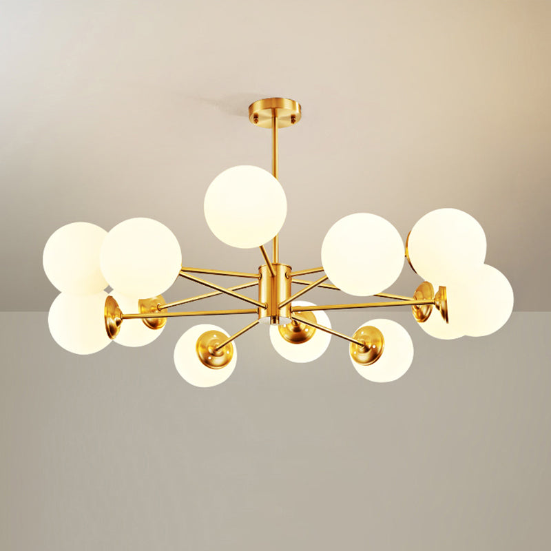 Lampade per lampadario moderno di rame Sputnik lampada a sospensione per soggiorno per soggiorno