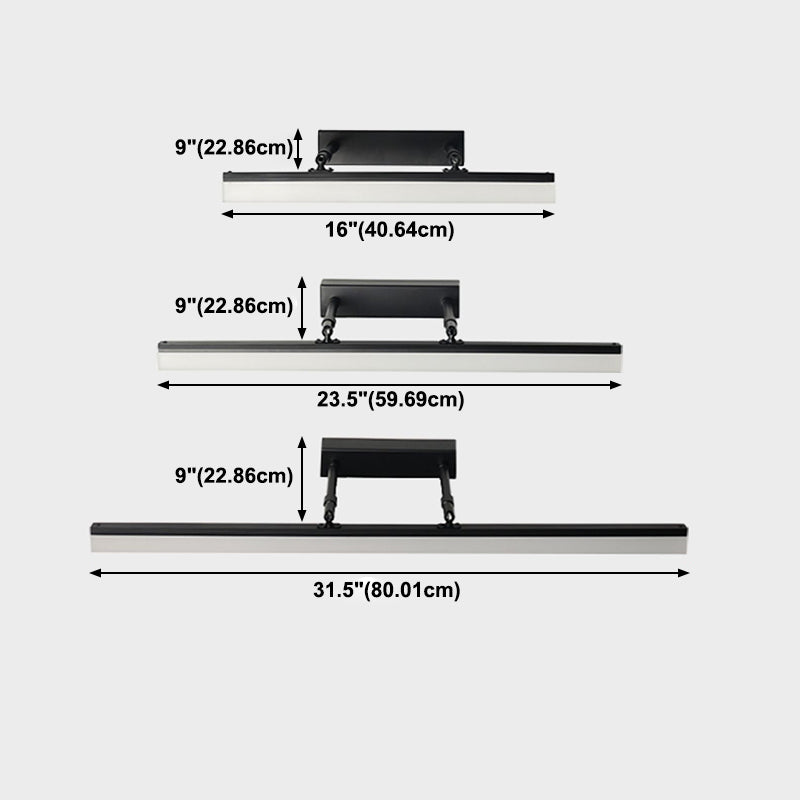 Métal Linear Shade Swing Bran Lights MORDE MODERNE MUR MUR MUR MUT