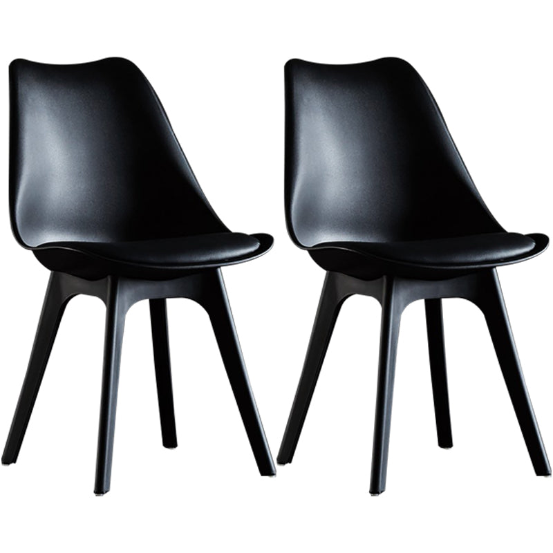 Moderner Plastikstuhl 33 "H Acryl -Solid -Rücken -Essstuhl für Restaurant