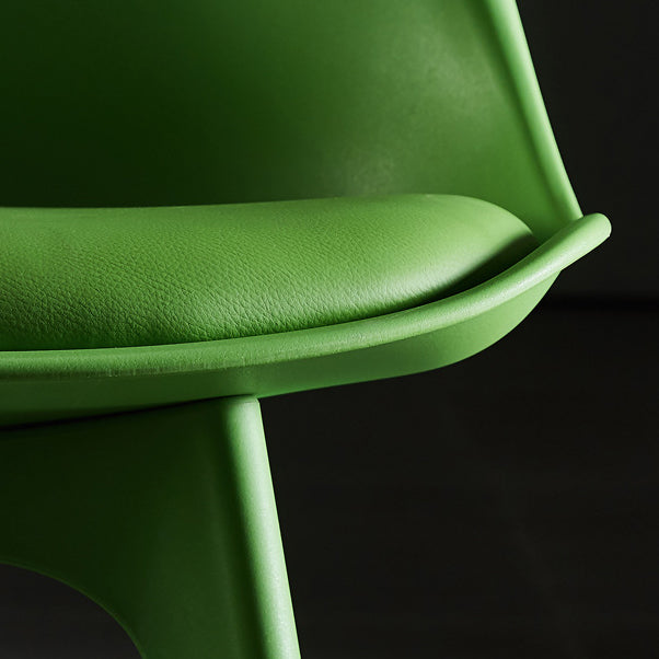 Moderner Plastikstuhl 33 "H Acryl -Solid -Rücken -Essstuhl für Restaurant