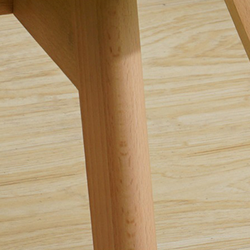 Sedia da casa scandinava sedia da pranzo in plastica in plastica con gambe in legno