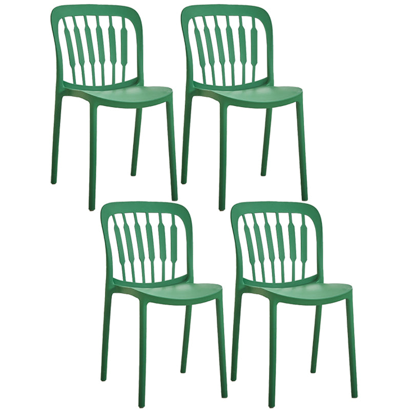 Chaise d'appoint empilable en plastique de Style Glam, chaise de salle à manger au fini mat pour un usage domestique