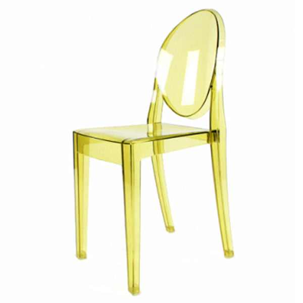 Plastic Chairs Modern Kitchen Side Chair of 13'' Wide Open Back Dining Side Chair