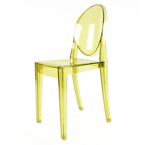 Plastic Chairs Modern Kitchen Side Chair of 13'' Wide Open Back Dining Side Chair