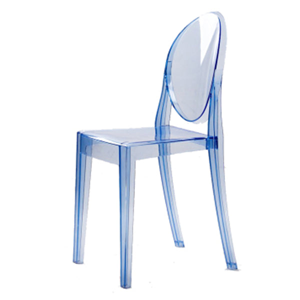 Plastic Chairs Modern Kitchen Side Chair of 13'' Wide Open Back Dining Side Chair